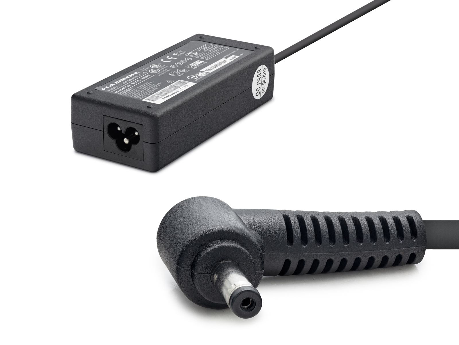 19V 3.42A 65W Laptop Adaptörü - 4.0X1.35Mm - Asus Toshiba Uyumlu - Siyah HD8804