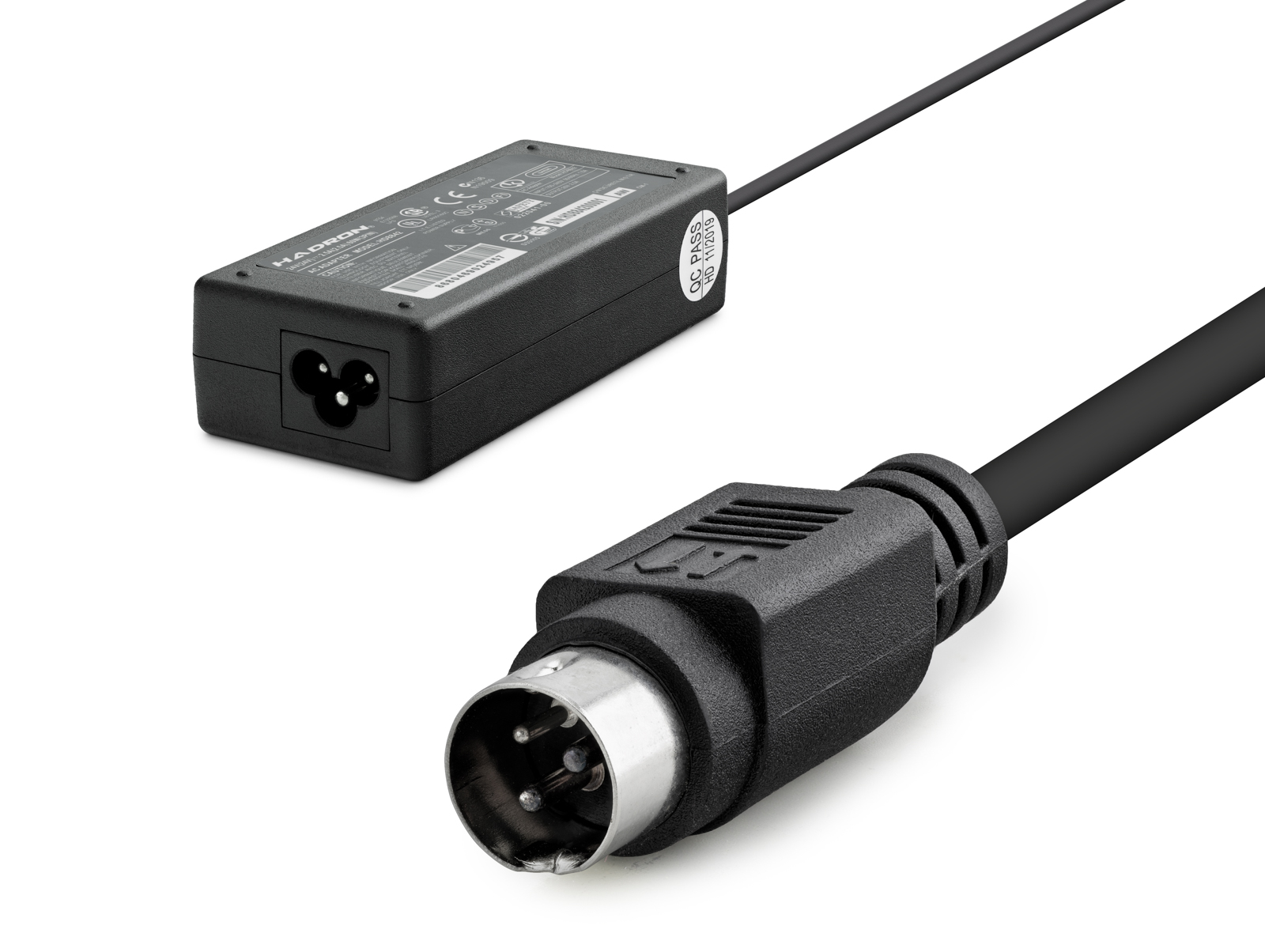 24V 2.5A 60W Yazar Kasa Ve Pos Cihazı Adaptörü - 3 Pin - Siyah HD8842