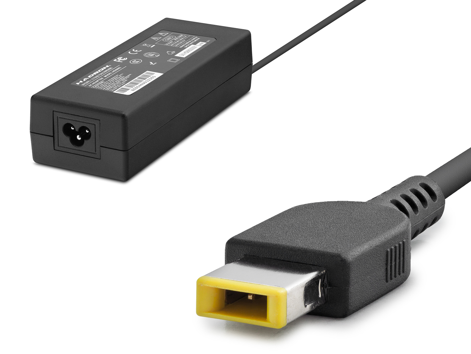 20V 6.75A 135W Laptop Adaptörü - Usb Tip Sarı Kare Uç - Ibm Uyumlu - Siyah HD8862