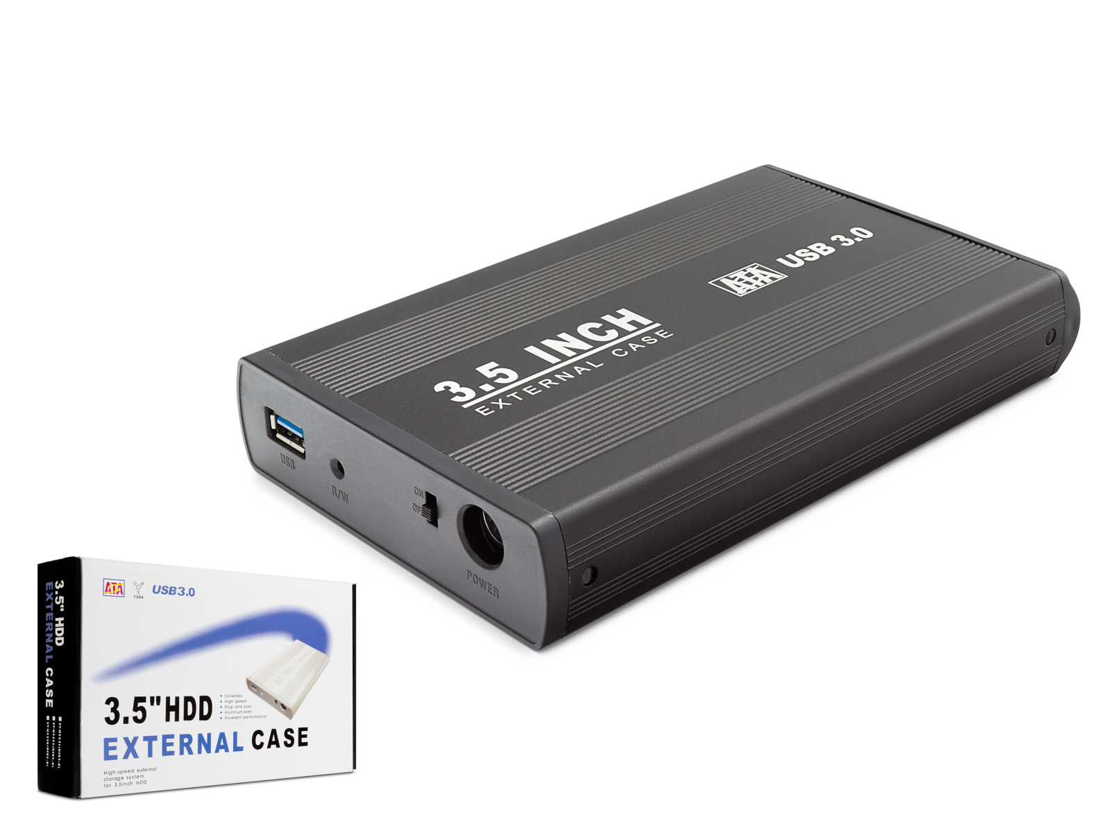Evi̇mdeyokyok 3.5 Inç Sata Hdd Hari̇ci̇ Di̇sk Kutusu Usb 3.0 - Si̇yah Hdx1756