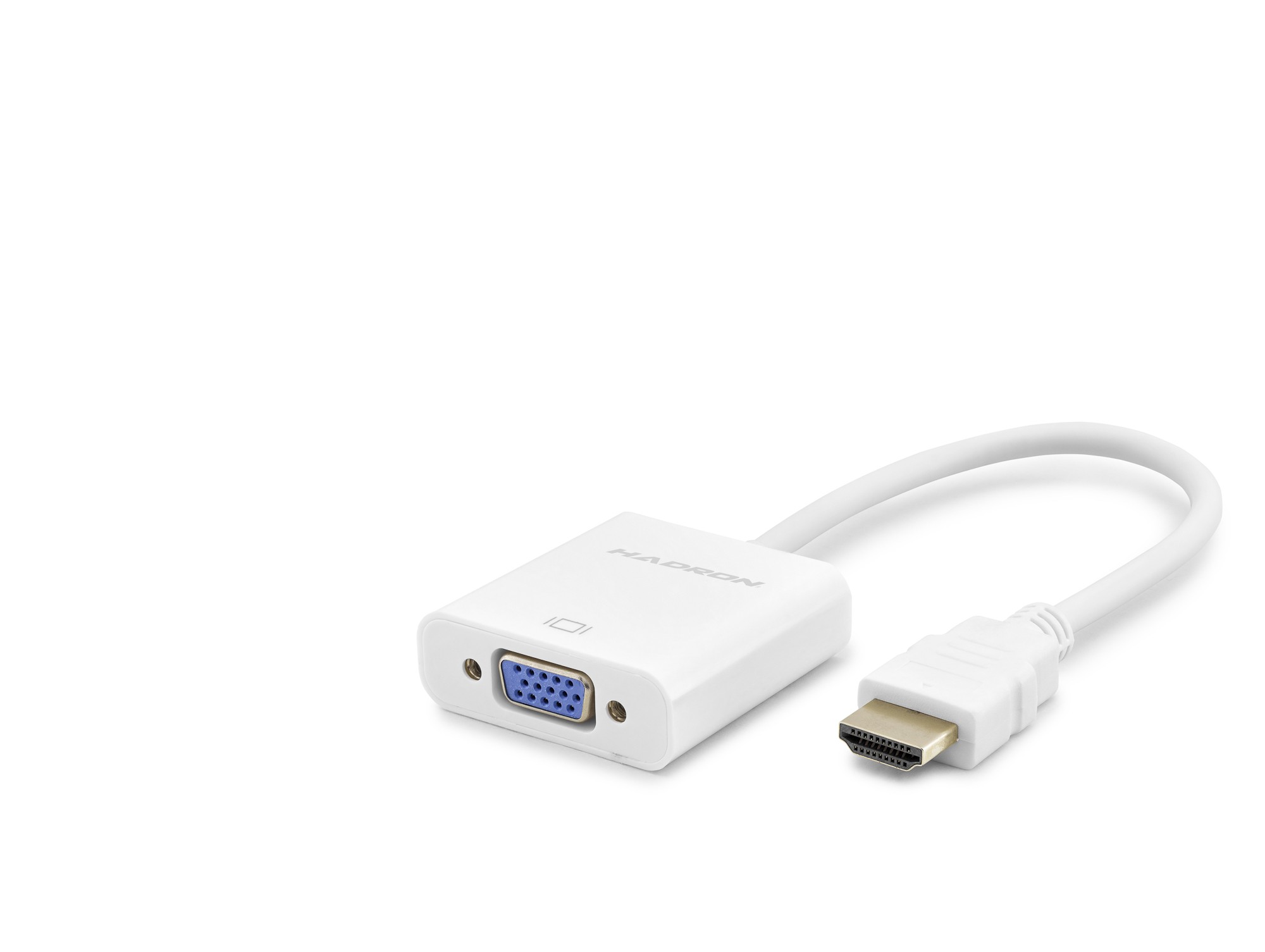 Evi̇mdeyokyok Hdmi̇ To Vga Di̇şi̇ Görüntü Dönüştürücü 1080P - Beyaz Hdx2020B