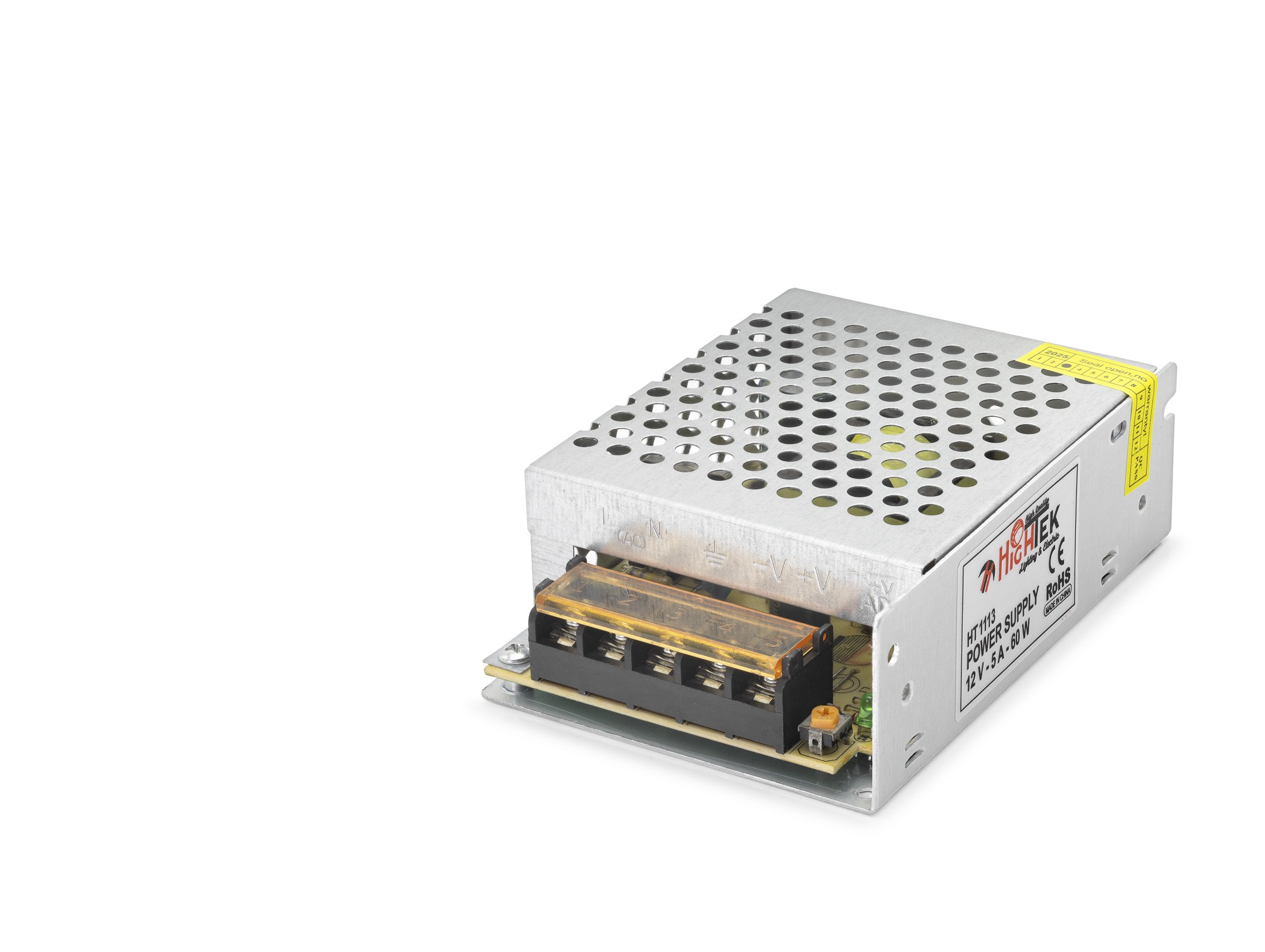 12V 5A 60W Led / Kamera Adaptörü- Gümüş HT1113