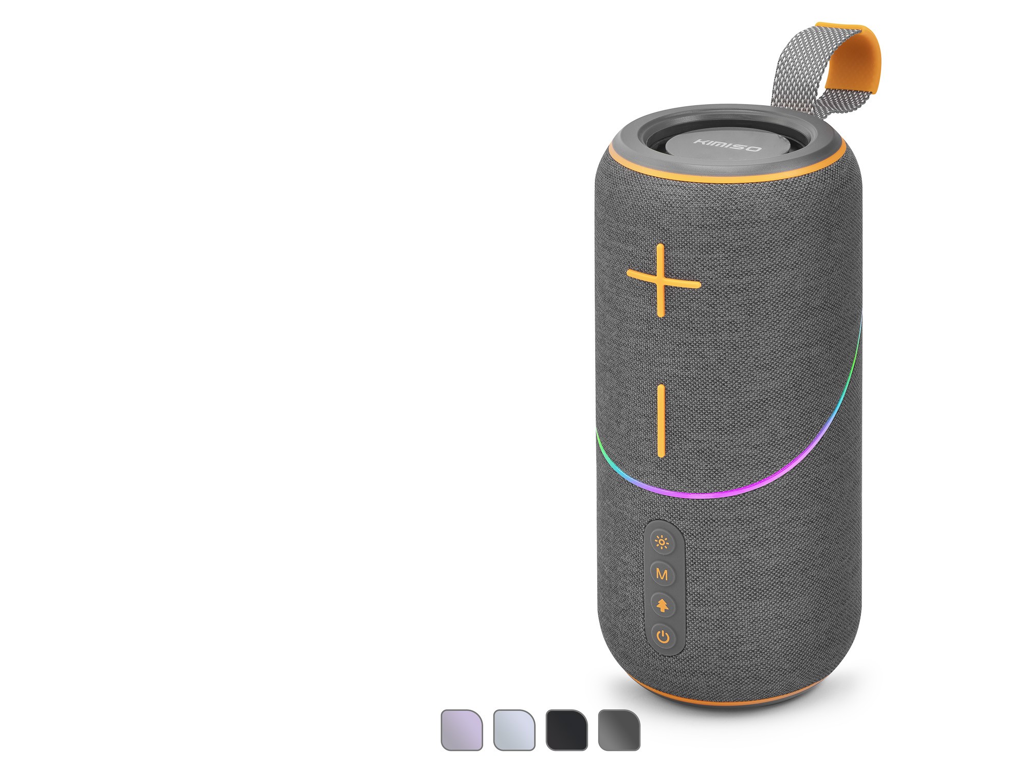 Mini Bluetooth Hoparlör Fm Rgb Outdoor 9.5 X 9.5 X 21.7 Cm KMS300