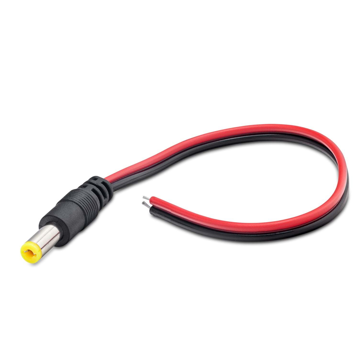 Power Jak Kablo 5.5*1.7 26Cm Kırmızı-Siyah HDX5505