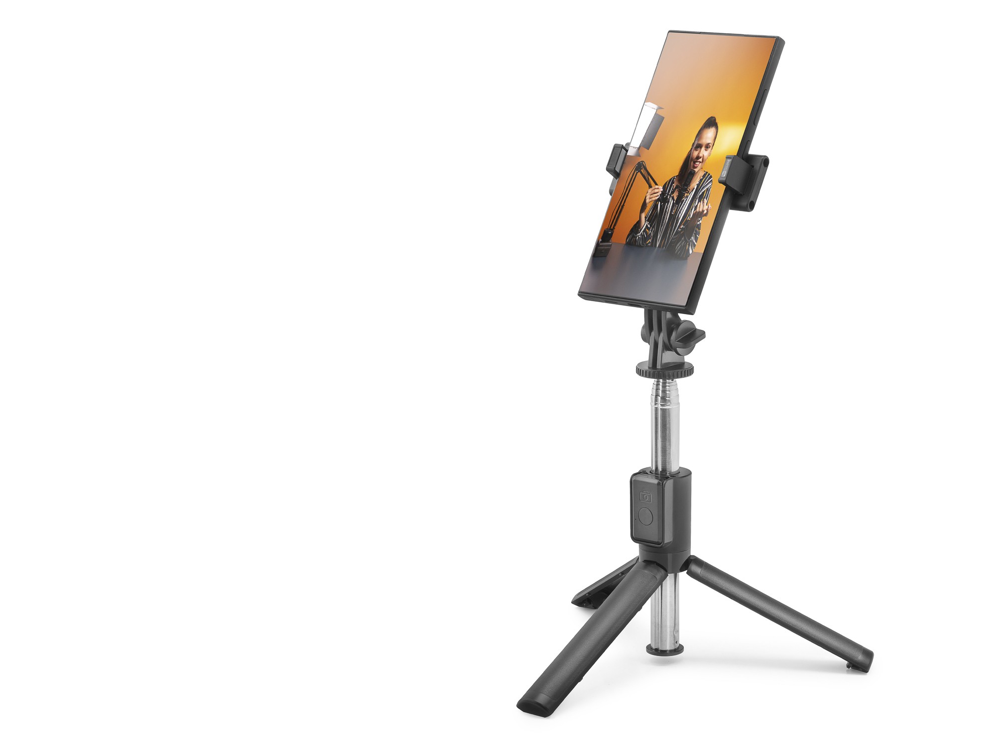 Evi̇mdeyokyok Telefon Tri̇podu Ve Selfi̇e Çubuğu Seti̇ Bluetooth 5.0 Kumandalı 67 Cm - Si̇yah Nd1040