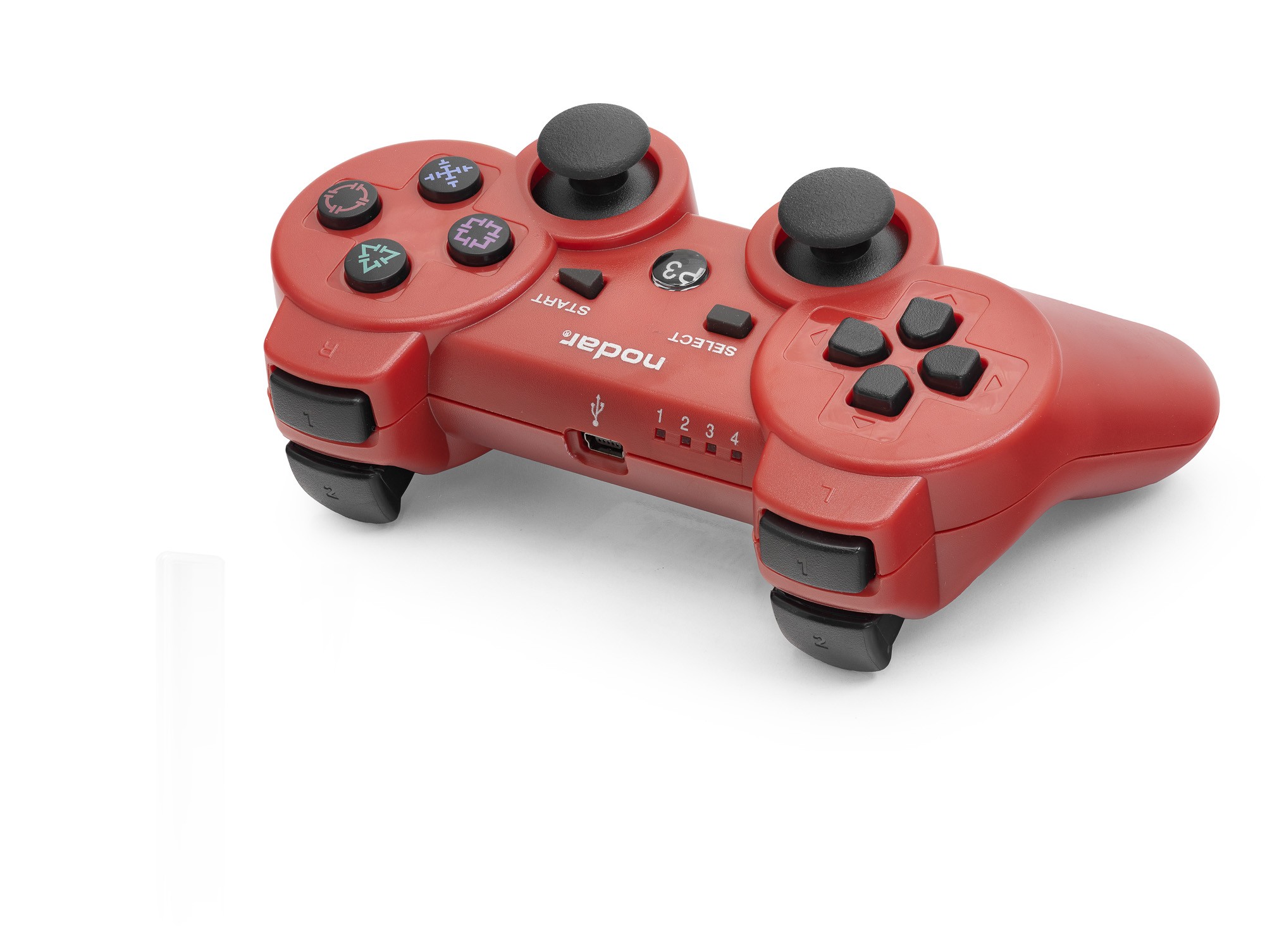 Evi̇mdeyokyok Bluetooth Gamepad Oyun Kolu Ps3 Uyumlu Kırmızı Nd600B