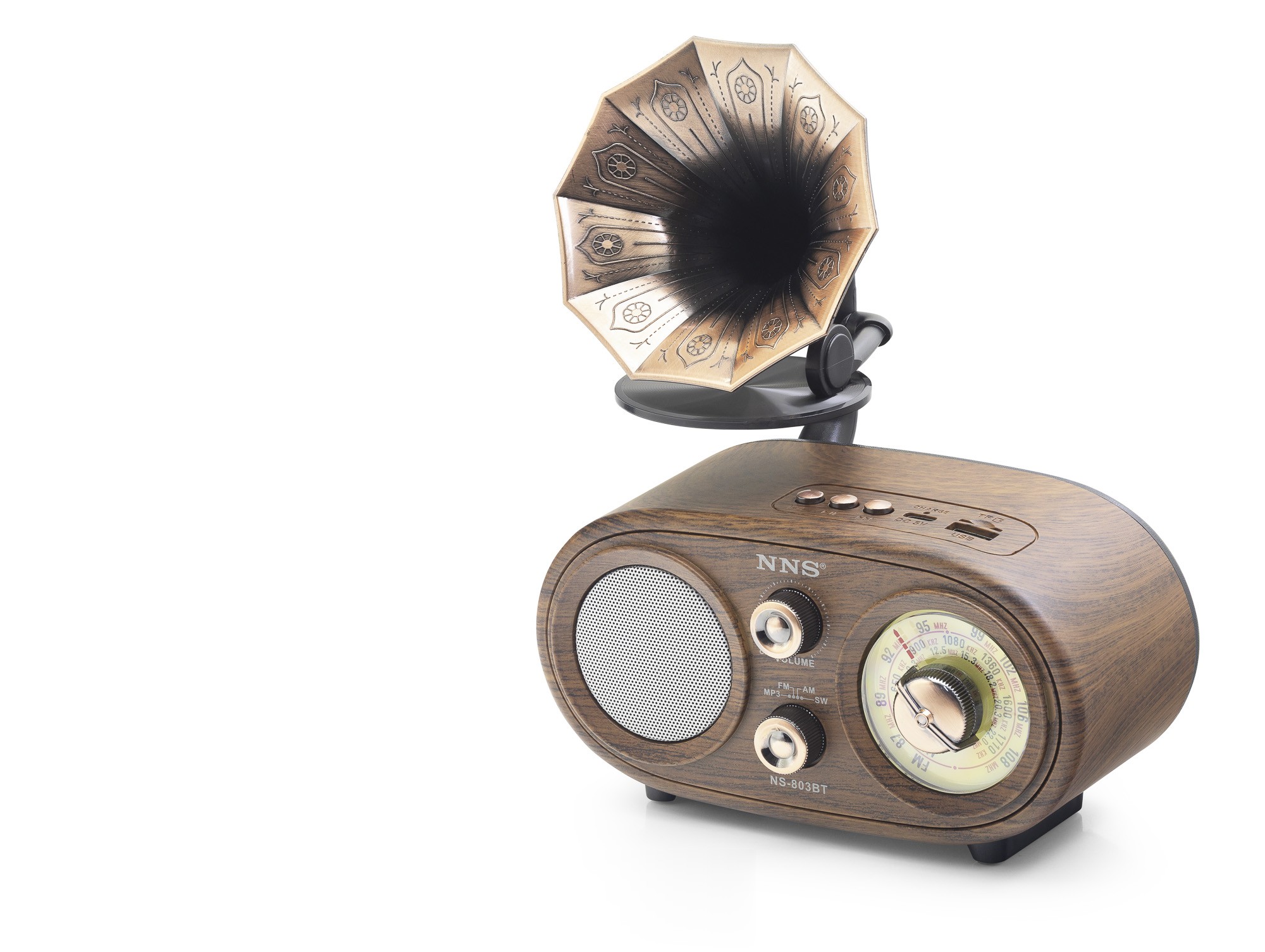 Bluetooth Nostaljik Hoparlör Fm 179 X 92 X 225 Cm NS803BT