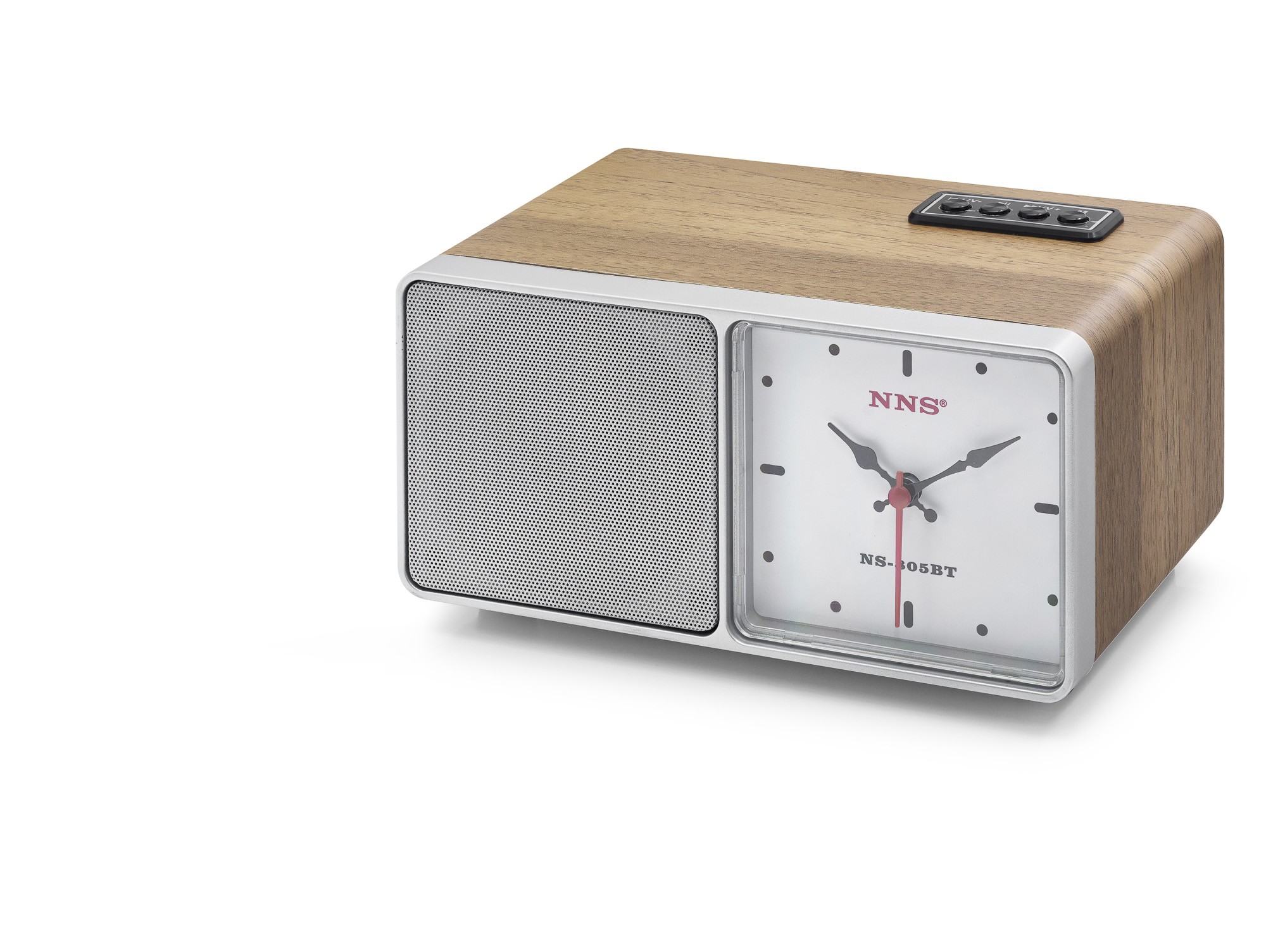 Bluetooth Nostaljik Hoparlör Fm Retro Saatli 195 X 135 X 103 Cm NS805BT