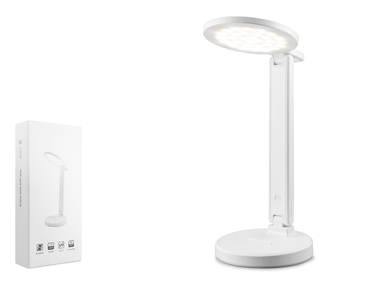 Usb Şarjlı Masa Lambası - Beyaz Q908