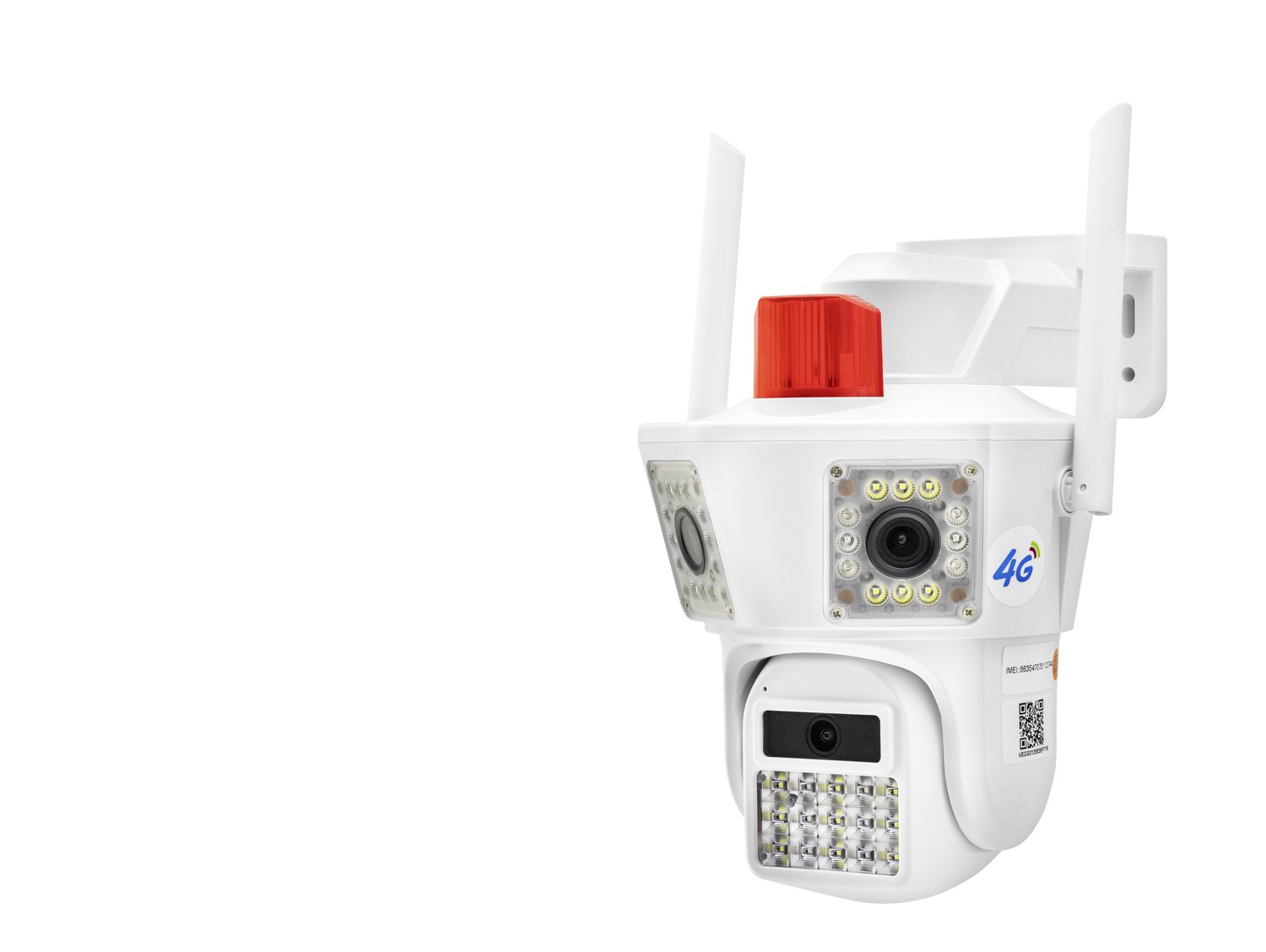4G Speed Dome Ip Kamera 2 × 3 Mp Lens Beyaz -45AI