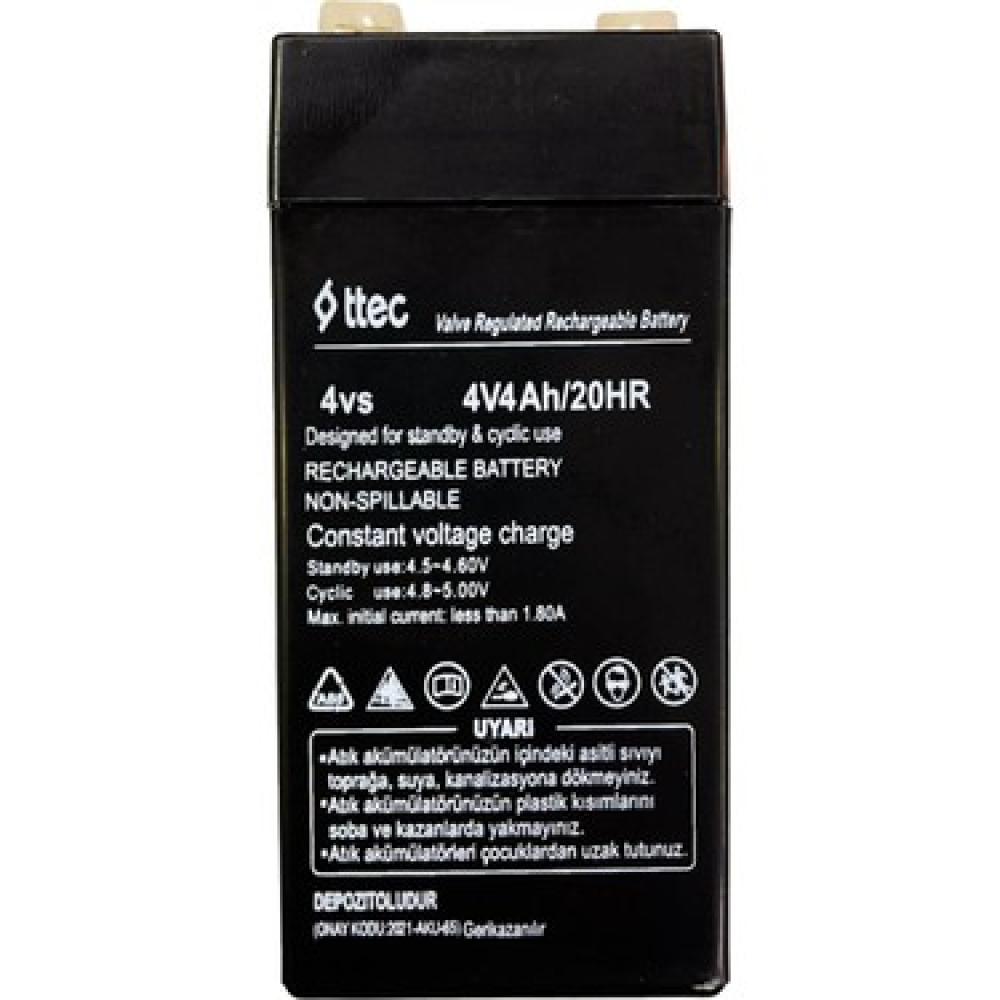 Evimdeyokyok 4V 4 Ah Kuru Bakımsız Akü
