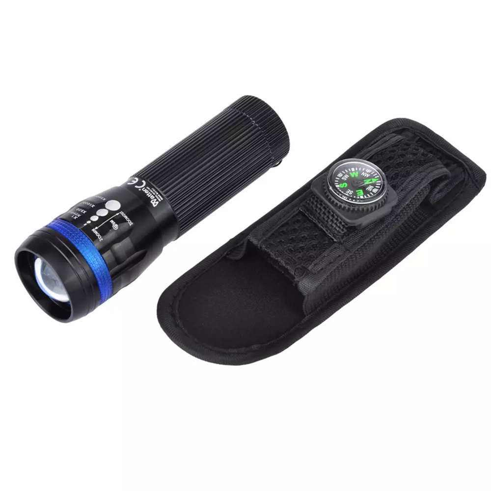 Evi̇mdeyokyok Uzun Menzi̇lli̇ Süper Zoomlu Pi̇lli̇ Led El Feneri̇ Güçlü Işık Performansı Wt-060